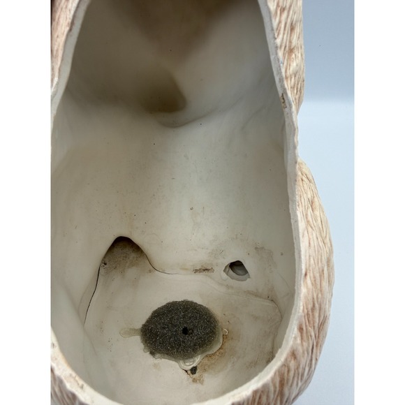Scioto 1986 Signed Ceramic Lop Ear Bunny Rabbit Planter Spring Country - Vintage - Picture 12 of 16